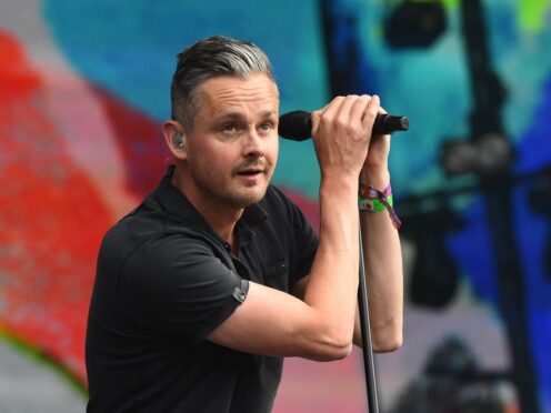 Tom Chaplin of Keane performs during the British Summer Time festival at Hyde Park in London (Matt Crossick/PA)
