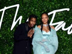 Asap Rocky and Rihanna attending the Fashion Awards 2019 at the Royal Albert Hall (Ian West/PA)