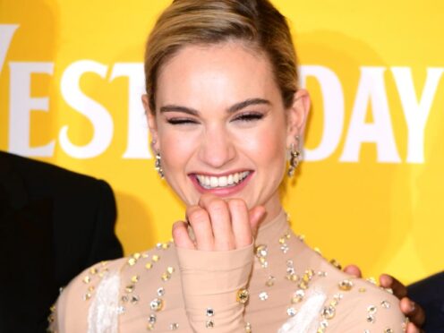 Lily James did not want intimate scenes in Pam And Tommy to be ‘sensational’ (Ian West/PA)