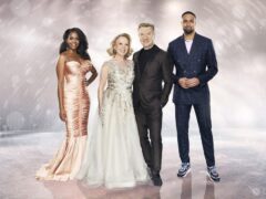Brendan Cole and Kimberly Wyatt topped the Dancing On Ice leaderboard (Matt Frost/ITV/PA)