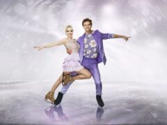 Dancing On Ice contestants Karina Manta and Regan Gascoigne (Matt Frost/ITV)