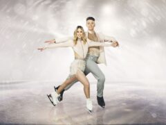 Dancing on Ice contestants Rachel Stevens and Brendyn Hatfield (Matt Frost/ITV)