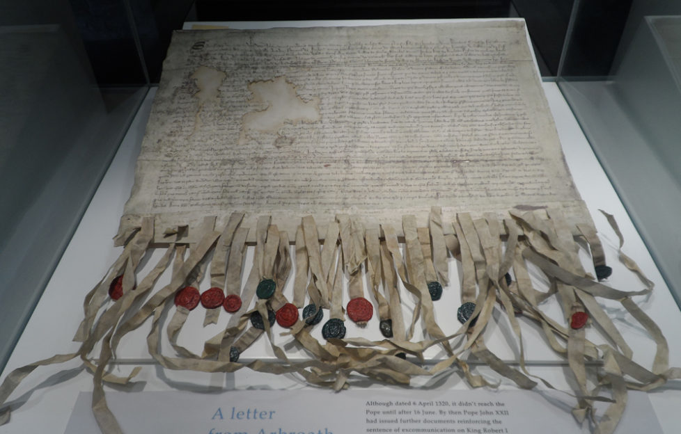 The original Declaration of Arbroath