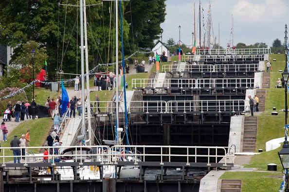 Neptune's Staircase, The Caledonian Canal