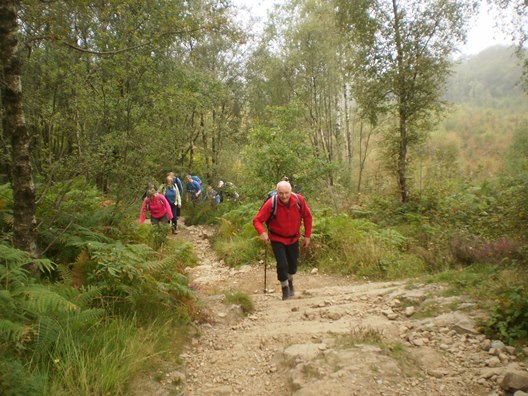 The Scots Magazine's Take A Hike group heads off