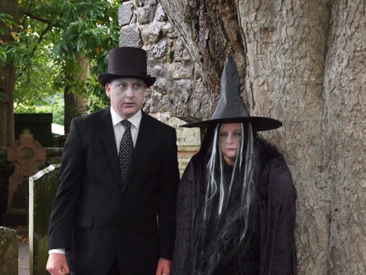 You never know who you might meet at Alloween at the Robert Burns Birthplace Museum in Alloa
