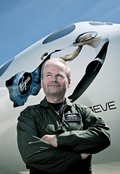 Dave Mackay, chief test pilot with Virgin Galactic