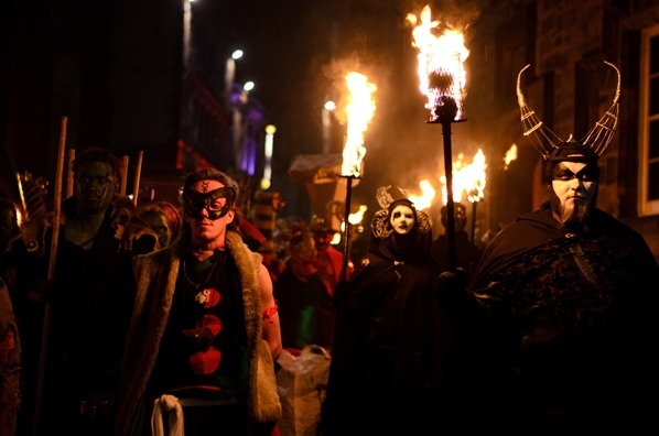 Last year's Samhuinn celebrations. Photo copyright of Richard Winpenny