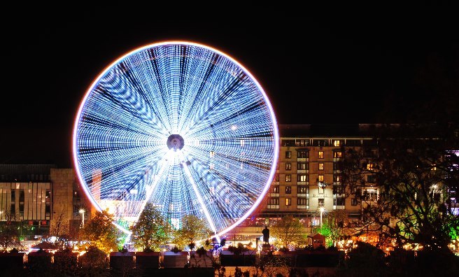 Edinburgh's Big Wheel. Photo by Robert Ramsay, copyright Underbelly