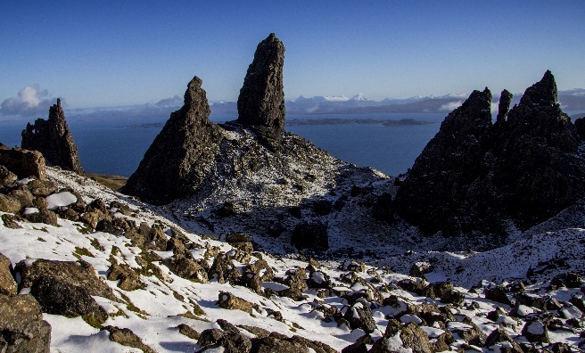 The Old Man of Storr in Winter. www.isleofskye.com