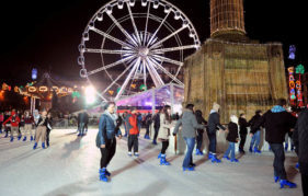 Skate under the stars with Glasgow's outdoor ice rink
