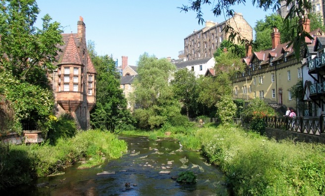 One of the most picturesque stretches of The Water of Leith. Photo by Bryce Morrison