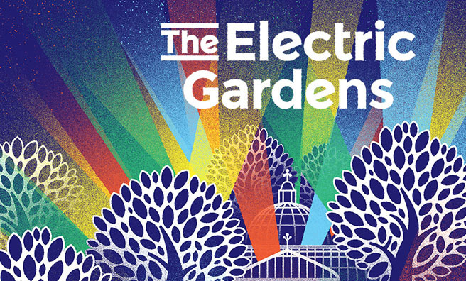 The Electric Gardens will light up Glasgow's Botanic Gardens.