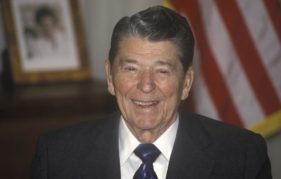 Former US President Ronald Reagan