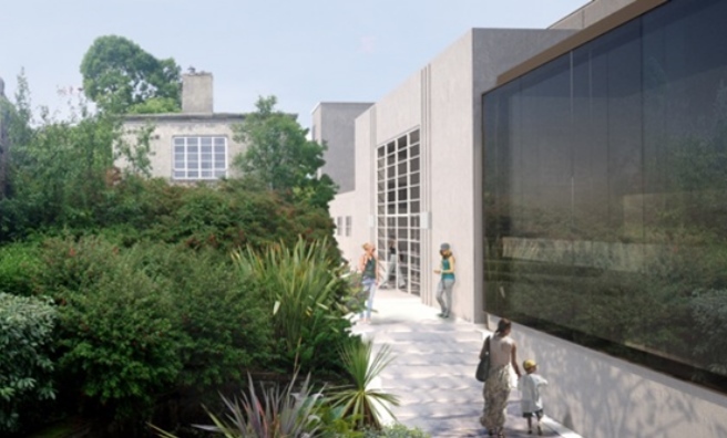 An artist's impression of the exteruror of the renovated Rothesay Pavilion