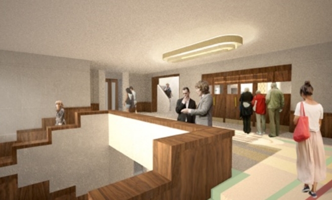 An artist's impression of the interior of the renovated Rothesay Pavilion