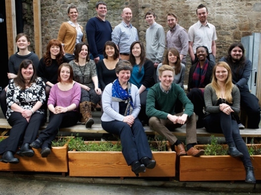 The 20 successful candidates at the launch event at Grassmarket Centre in Edinburgh.