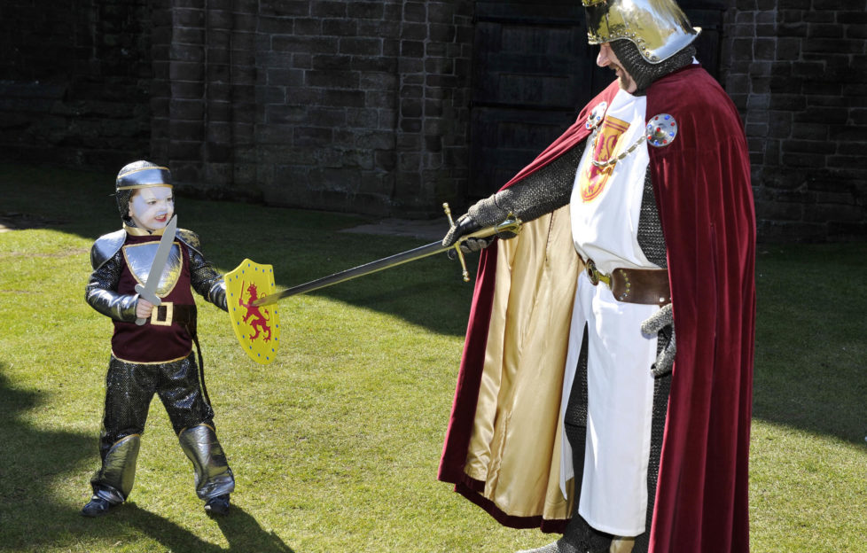 Robert the Bruce even makes an appearance to spar with troublesome visitors