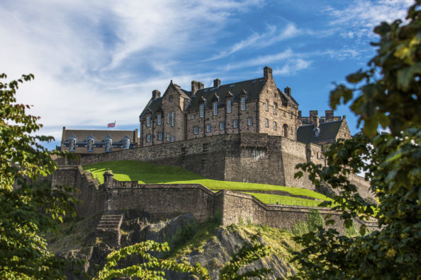 Edinburgh Castle provides a stunning backdrop to the tours