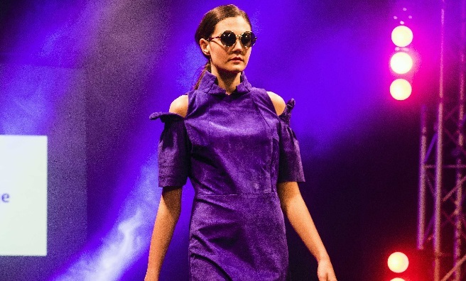 On the catwalk at Edinburgh's first Fashion Week. Photo by Yemi King