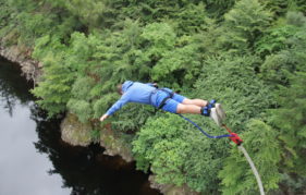 The Highland Fling bungee jump at Killiecrankie