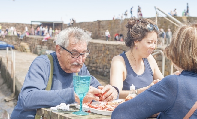 The iconic Lunch At The Harbour is a must-do at Crail Food Festival