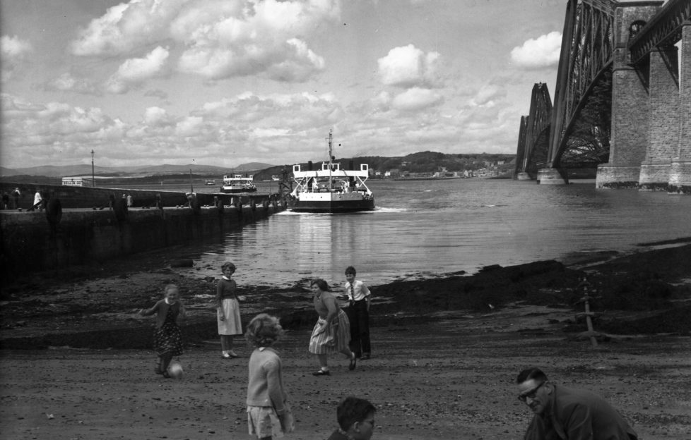 South Queensferry, 1958. Spot the Queensferry Ferry, which stopped running in 1964.