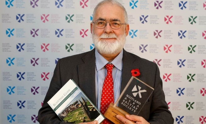 Winning author of the History Book of the Year Award, Professor Steve Bruce of Aberdeen University