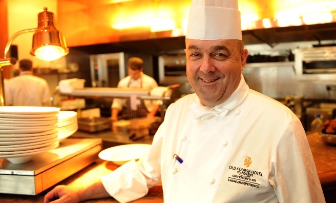 Martin Hollis, chef at the Old Course Hotel, who will be at the St Andrews farmers market