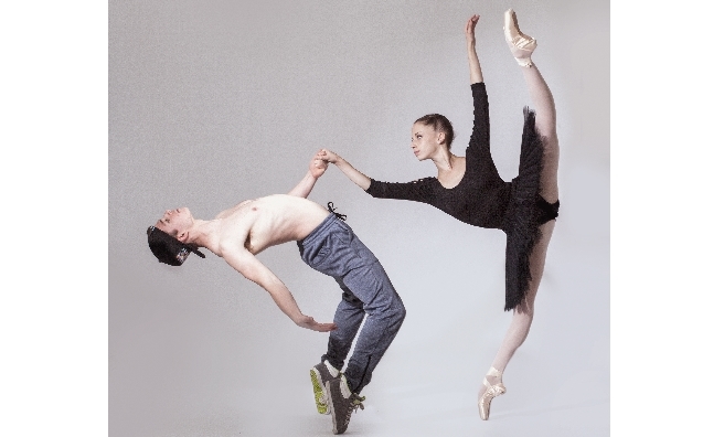 Ballet West students Owen Morris and Helen Foskett. Photo by Ryan Davies