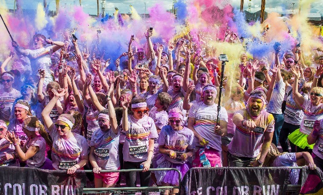 Get ready for the first Glasgow Color Run.