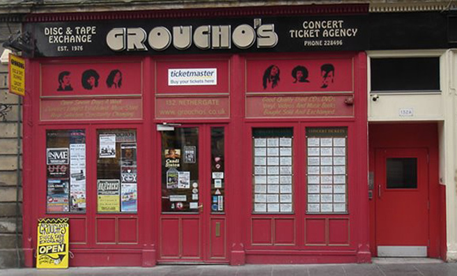 Groucho's is a music-lovers treasure trove