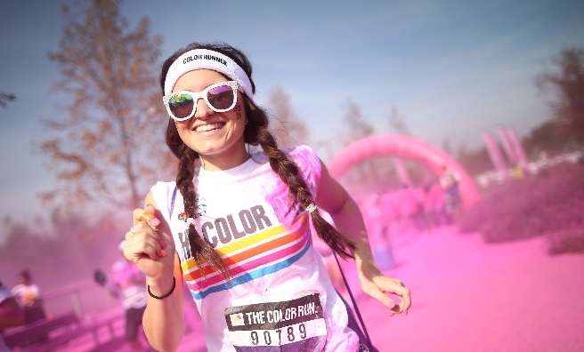 Brighten up your keep fit campaign at the Color Run in Glasgow