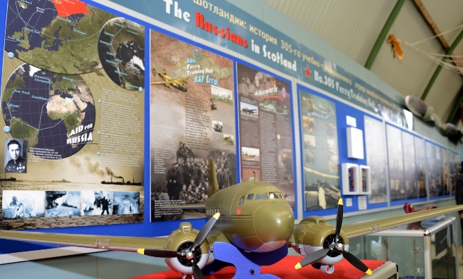 Part of the Russians are Coming Exhibition at Montrose Air Station Heritage Centre. Photo by Neil Werninck