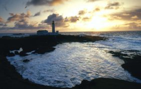 Twilight descends upon Fair Isle. Photo courtesy of National Trust for Scotland.