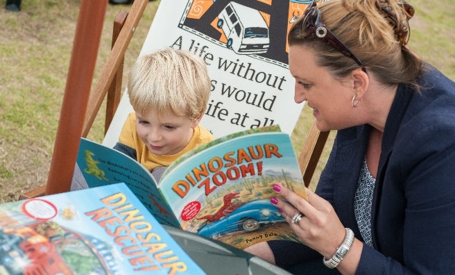 The Edinburgh International Book Festival appeals to all ages. Photo courtesy of Edinburgh International Book Festival