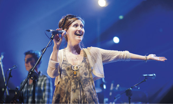 Karen Matheson feels at home on any stage