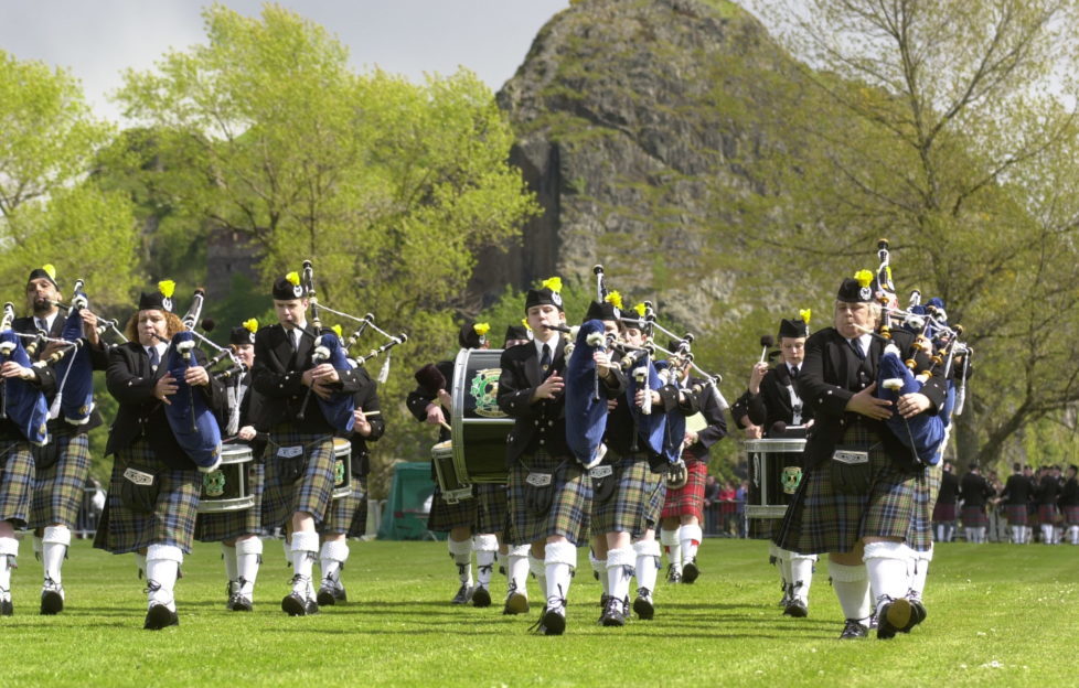 The Scottish Pipe Band Championships have a fantastic setting at Dumbarton