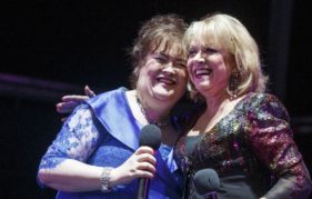 Susan Boyle and Elaine Paige - First Ladies of Glamis Prom. Steve Welsh Photography.
