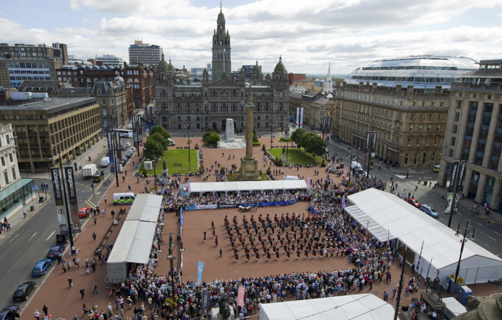 Piping Live! has been sadly absent from George Square for the past two years.
