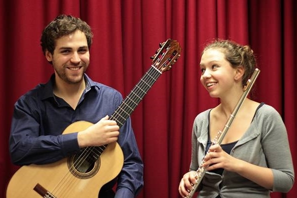 Silverbirch, formed in 2012 by flautist Carina Gascoigne and guitarist Ross Wilson
