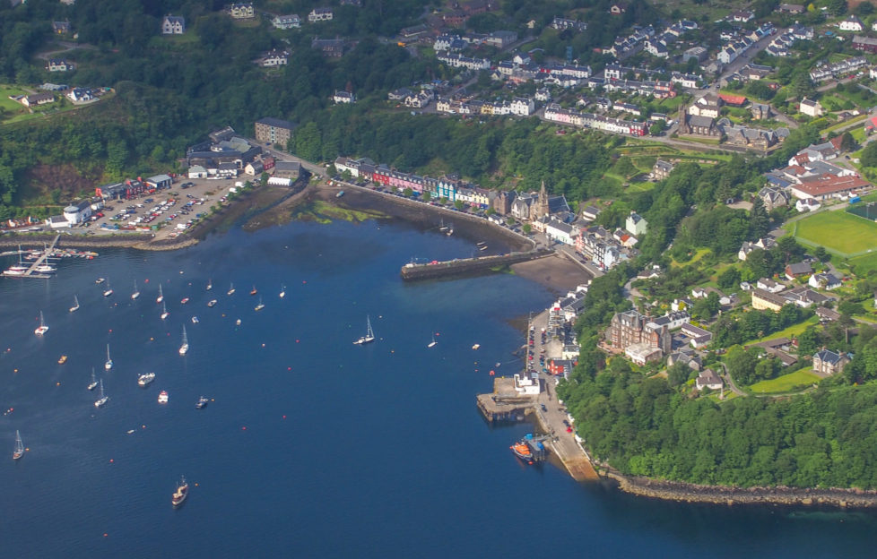 Tobermory from the air