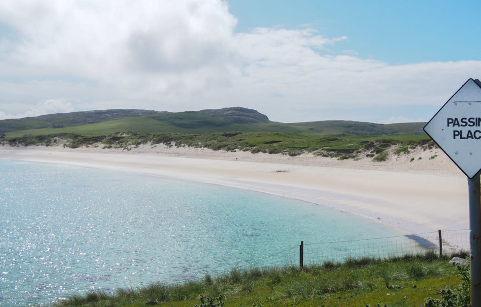 The silver sands of Vatersay beach