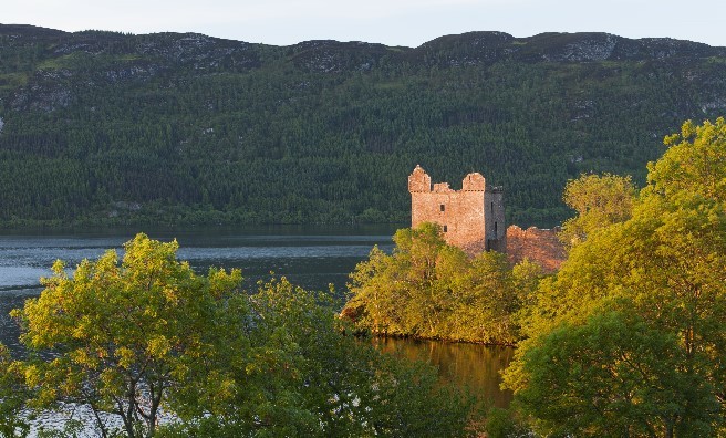 Urquhart Castle. © Crown Copyright Reproduced Courtesy of Historic Scotland