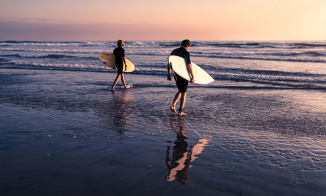 Surf's up on Aberdeen's beaches! Pic: Shutterstock