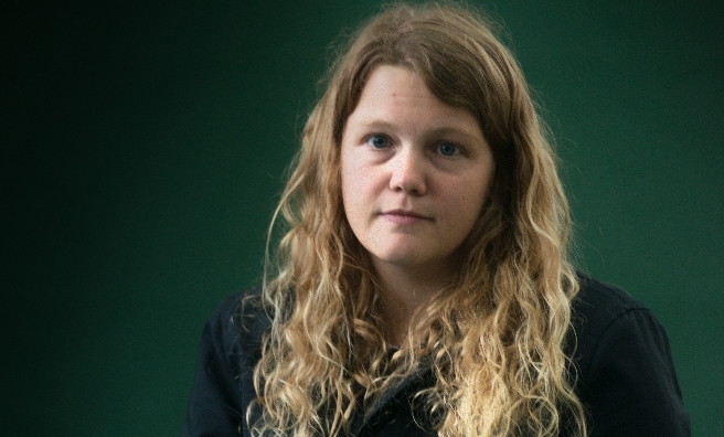 Performance poet Kate Tempest went down a storm! Photo by Alan McCredie, courtesy of Edinburgh International Book Festival