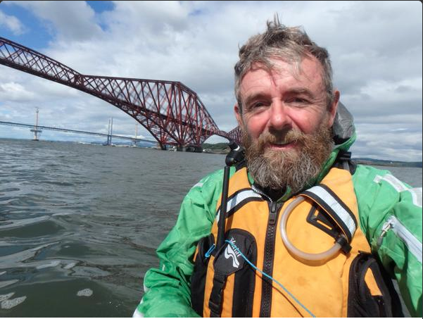 Kayaking under the Forth Rail Bridge was a definite highlight for Nick