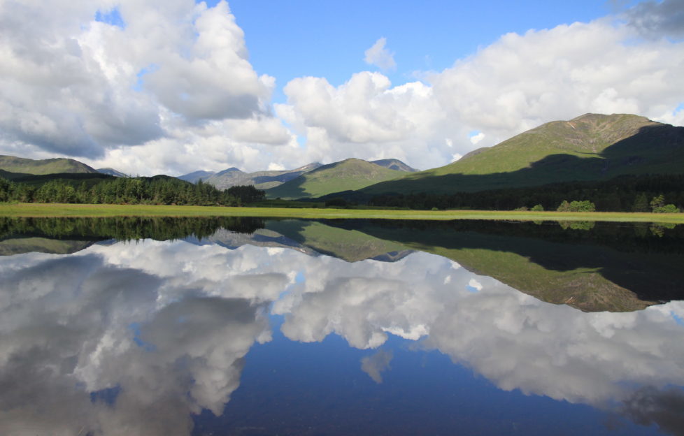 Loch Tulla, Gllen Orchy. Where we went after breakfast on our first morning at the Bridge of Orchy