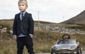 Mikey Bell recreates one of the iconic SkyFall scenes at Glen Etive in the Highlands. Phouto courtesy of VisitScotland