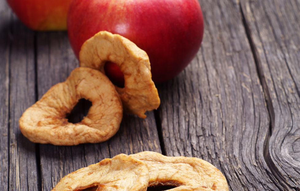 Be careful not to over-bake the apple slices - they should be golden and crispy when done. Pic: Shutterstock